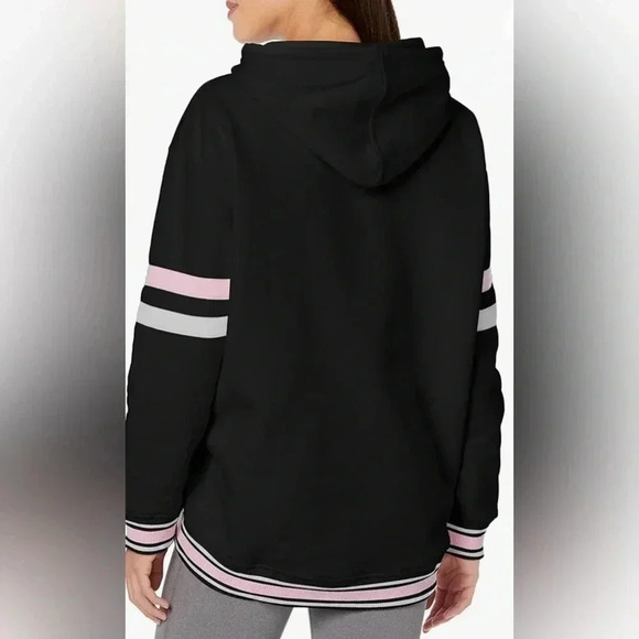 Russell Athletic Women's Graphic Logo Black/Lavender Hooded Sweatshirt Size L - Picture 2 of 6